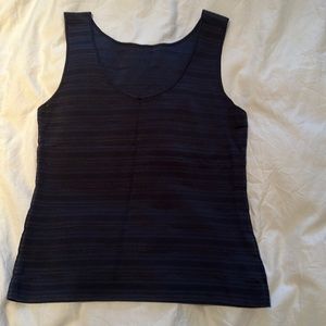 Top from Holt Renfrew. Dark navy blue. Size M.